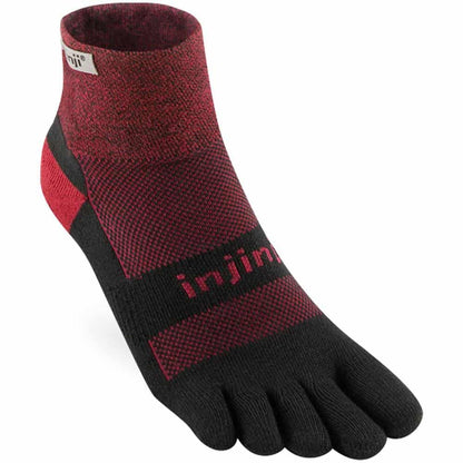 Injinji Trail Midweight Mini-Crew Trail Running Toe Socks - Marina